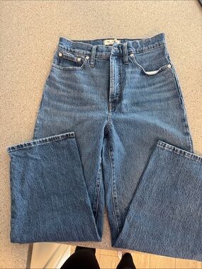 The Perfect Vintage Wide-leg crop Jean - Madewell size 27